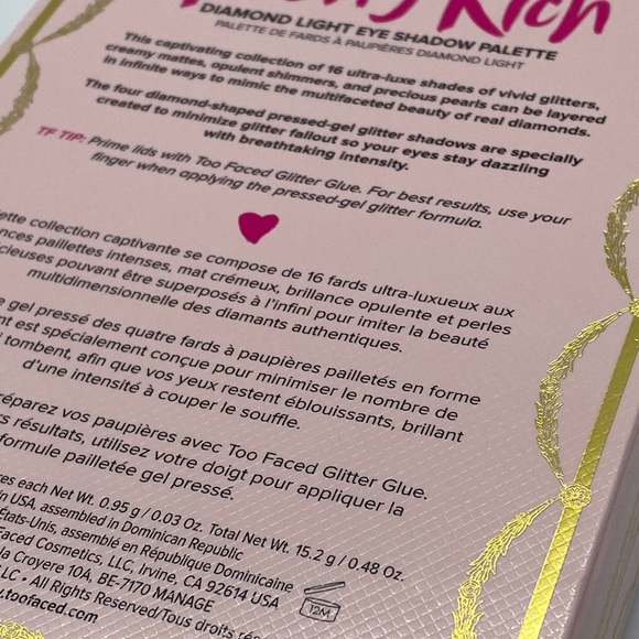 Too Faced Pretty Rich Eye Shadow Palette - Picture 5 of 5